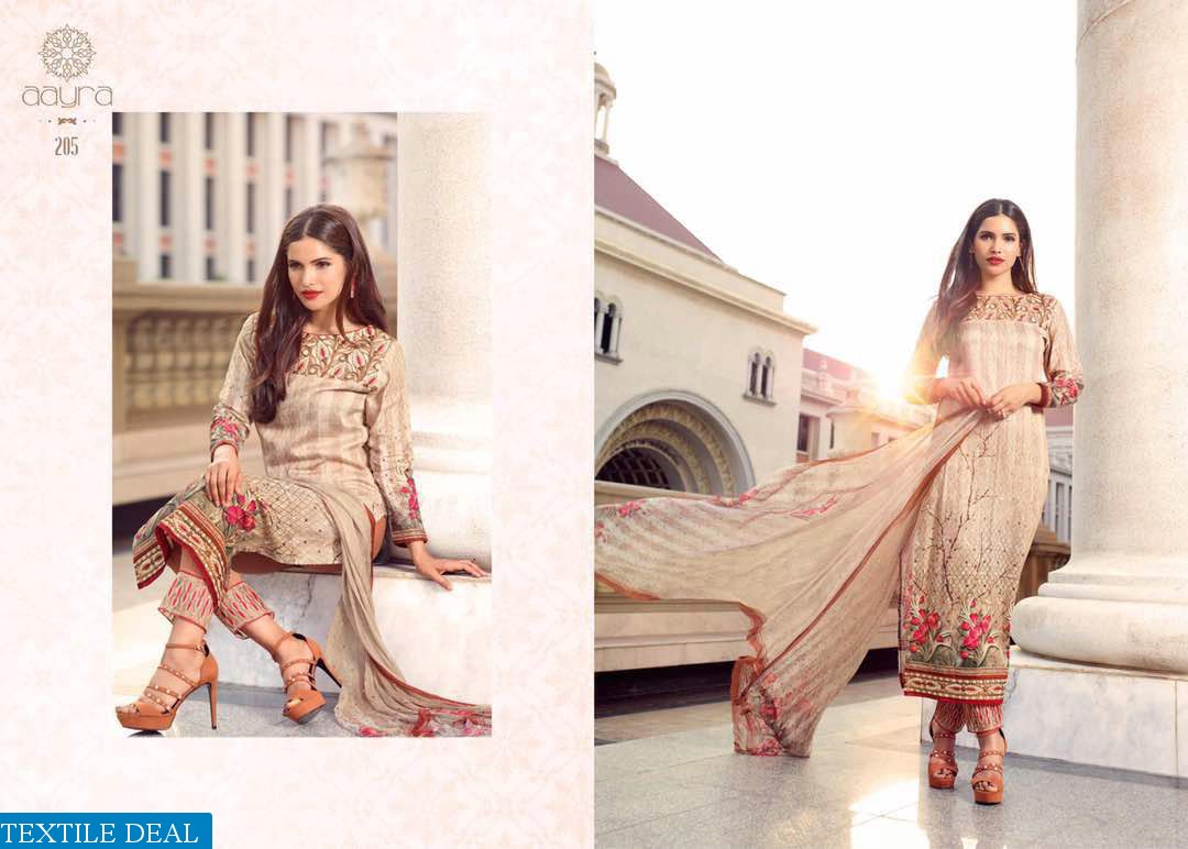 aayra 201-210 Series Wholesale Casual Ethnic Suits